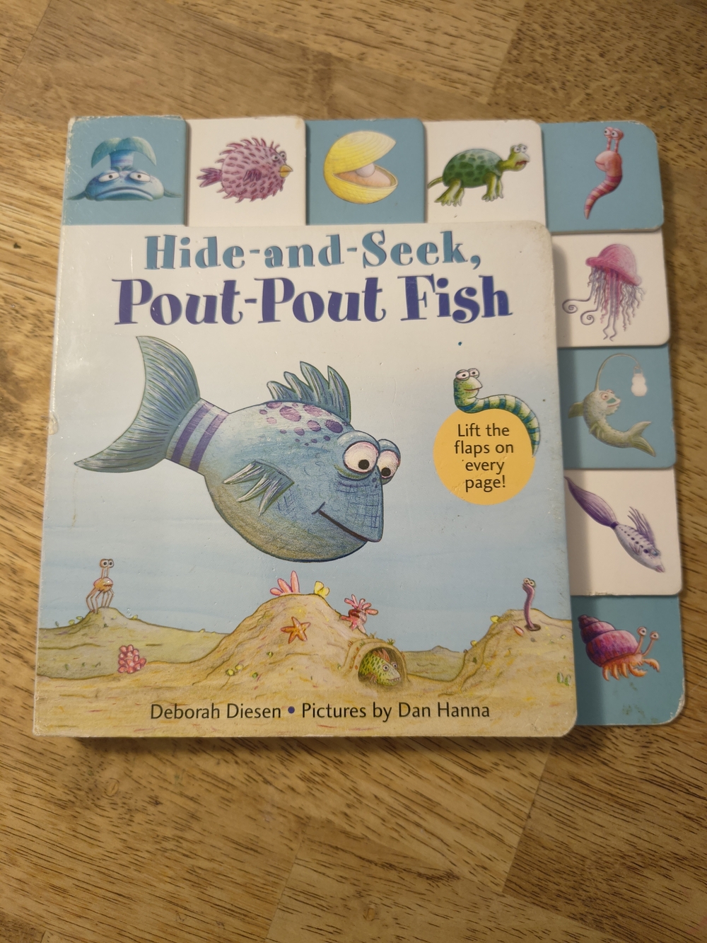 Pout-Pout Fish Hide-and-Seek Board Book - Blue